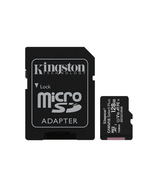 Kingston Canvas Select Plus SDCS2/128GB  - Carte mémoire flash 128Go